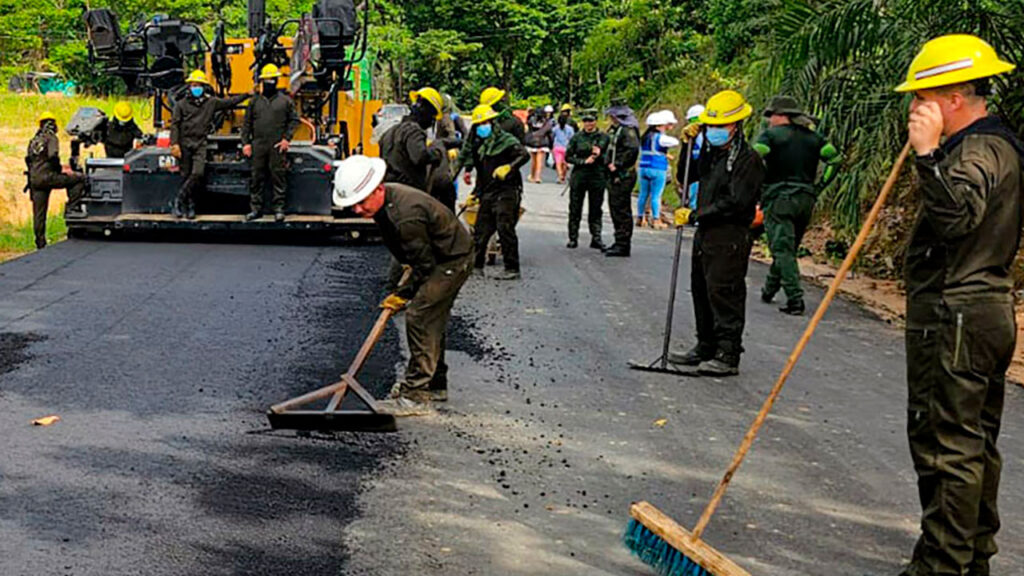 Gobierno recupera vías terciarias y levanta obras de infraestructura en el Catatumbo