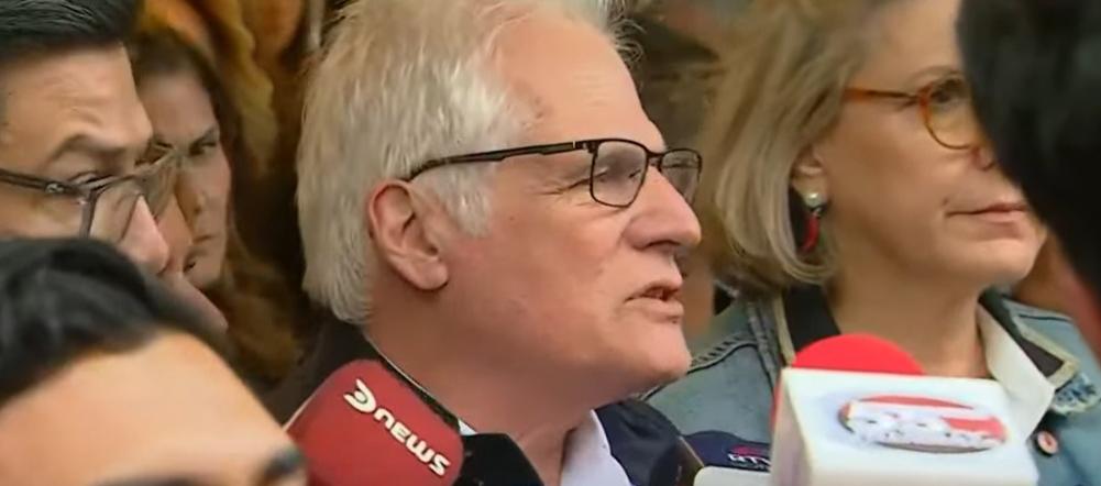 Miguel Uribe Londoño, padre del precandidato Miguel Uribe Turbay, agradeció a Colombia el apoyo a su hijo
