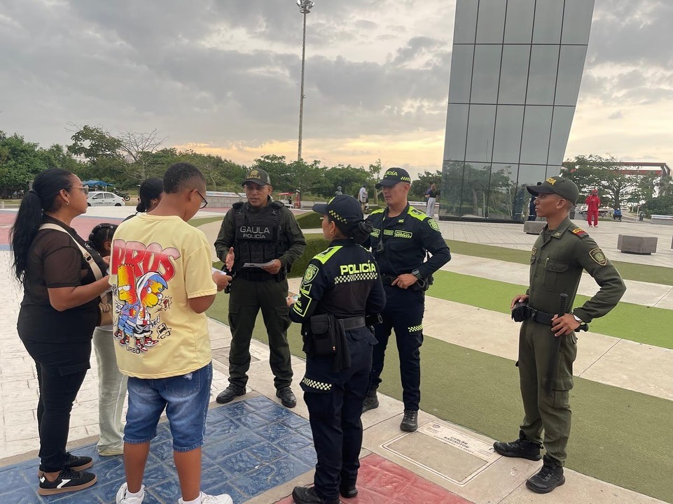 La Policía Metropolitana adelanta campañas de prevención ante el pago de primas de mitad de año