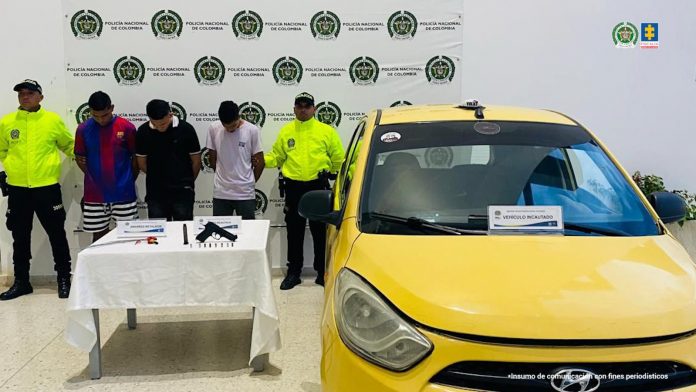 Tres sujetos fueron judicializados en Valledupar, por el delito de porte ilegal de armas
