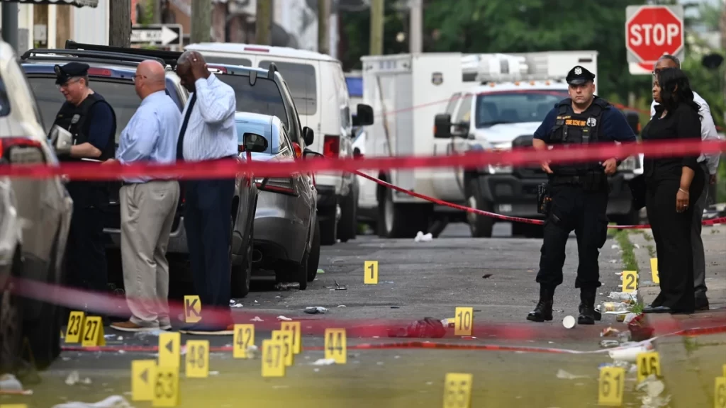 ¡Tragedia en Estados Unidos! Un tiroteo en Filadelfia dejó 3 muertos y al menos 10 heridos