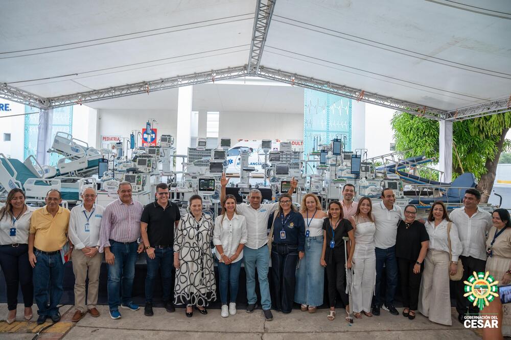 Gobierno del Cesar fortalece al Hospital Rosario Pumarejo de López con más dotación biomédica de última tecnología