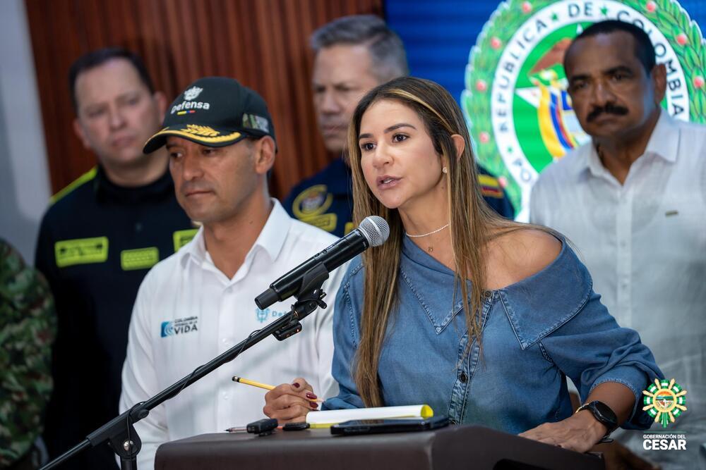 Millonaria inversión en seguridad para el departamento del Cesar, tras Consejo de Seguridad entre la gobernadora y el ministro de defensa