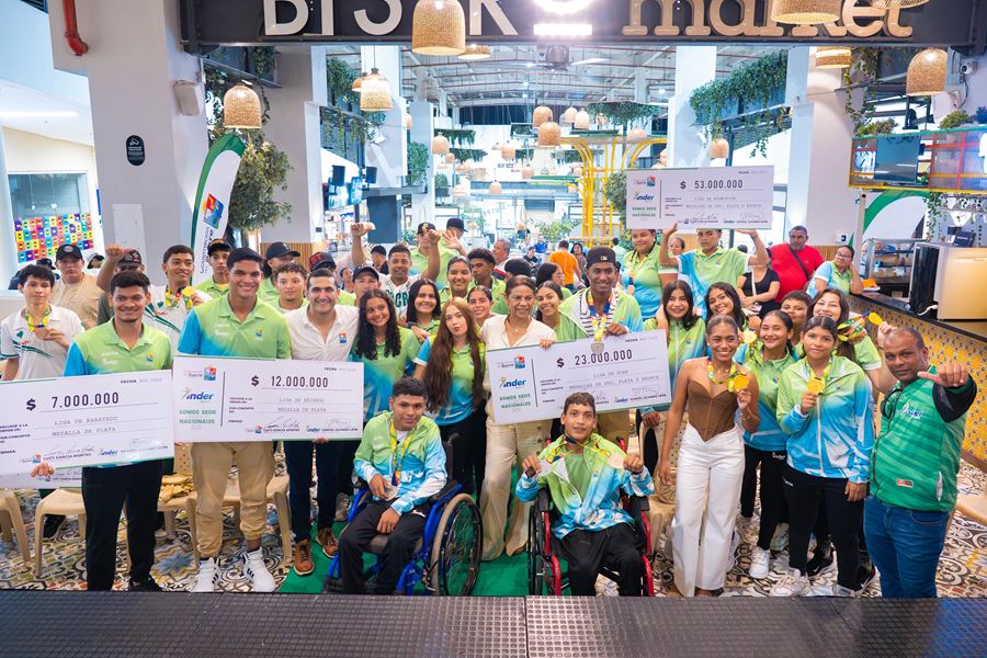 Gobernación de Sucre reconoce a los medallistas juveniles con incentivo económico