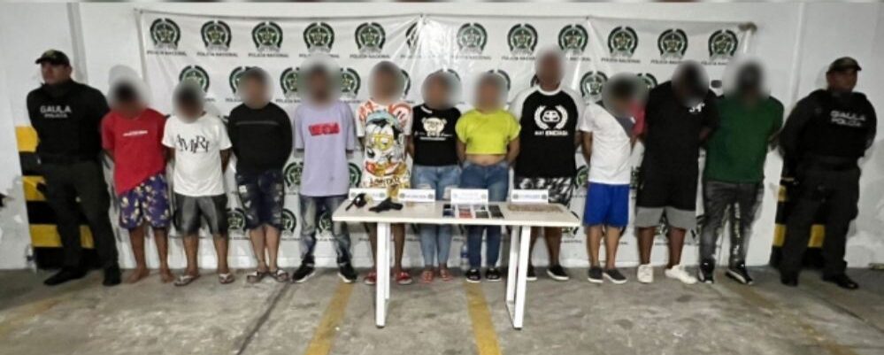 Capturados 25 presuntos integrantes de los Grupos Delincuenciales Organizados ‘Los Costeños’ y ‘Los Pepes’ en Barranquilla y Soledad