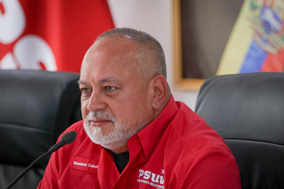 Diosdado Cabello asegura saber el paradero de María Corina Machado