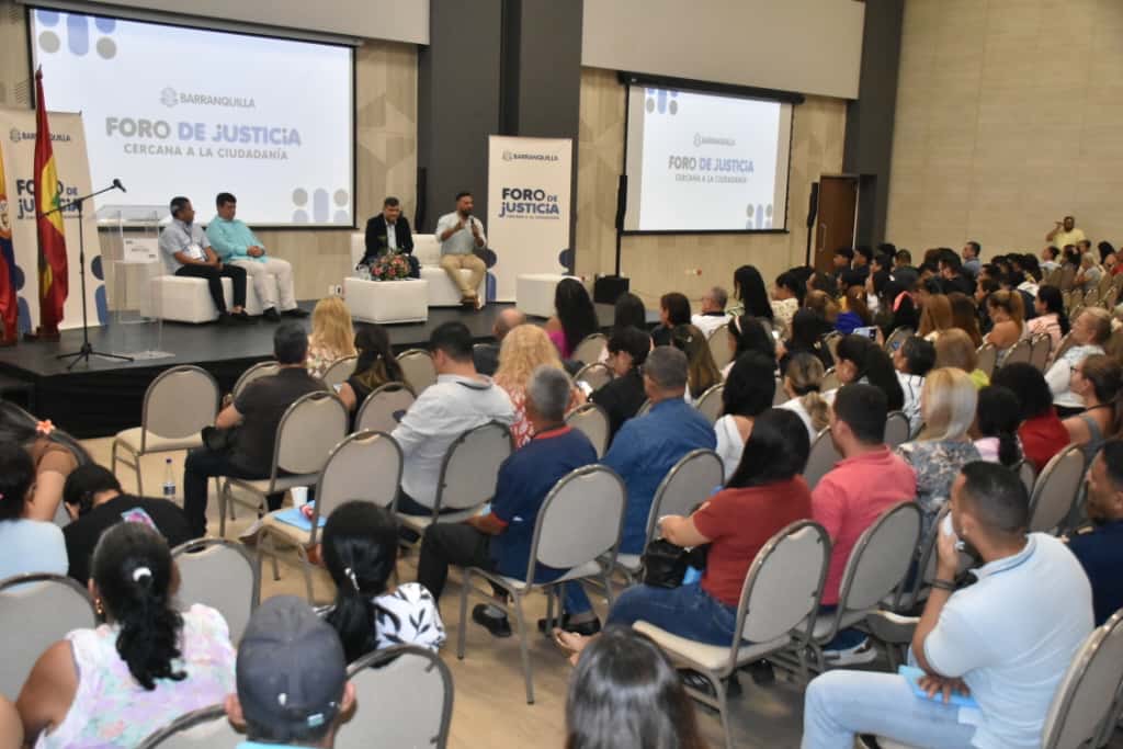 Barranquilla fue sede del I Foro Distrital ‘Justicia Cercana a la Ciudadanía’