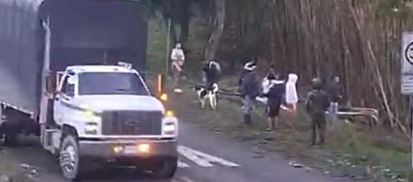 Un carrobomba fue detonado en la vía Panamericana, en el departamento del Cauca
