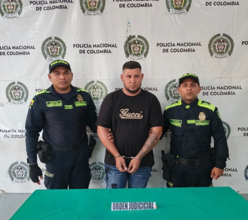 Captura de sujeto por orden judicial en el barrio Barranquillita