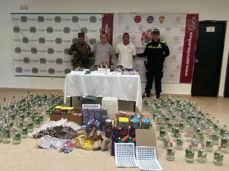 Golpe al licor ilegal en el Atlántico: incautan más de 180 botellas