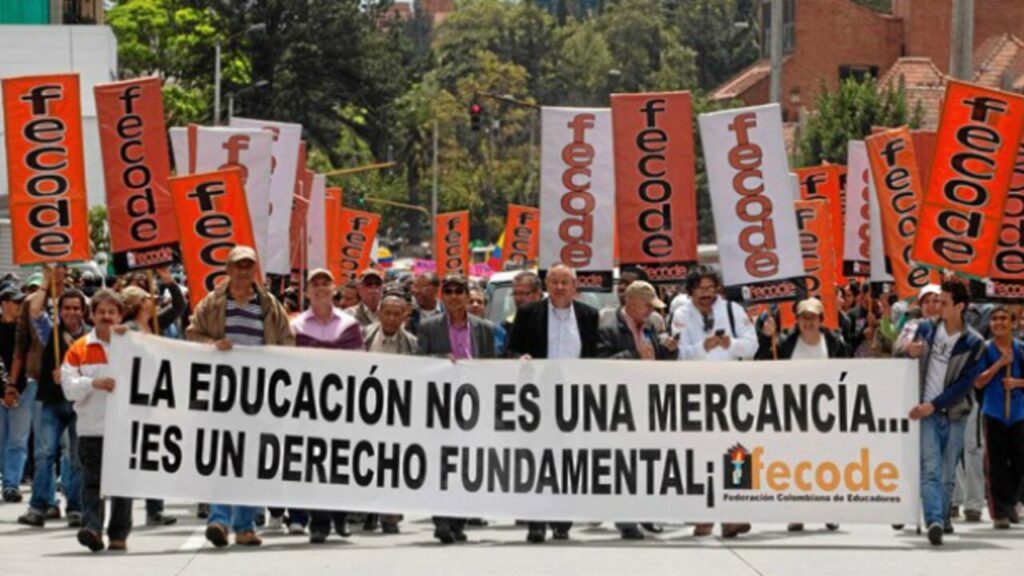 Fecode convocó paro nacional de docentes el 15 de abril