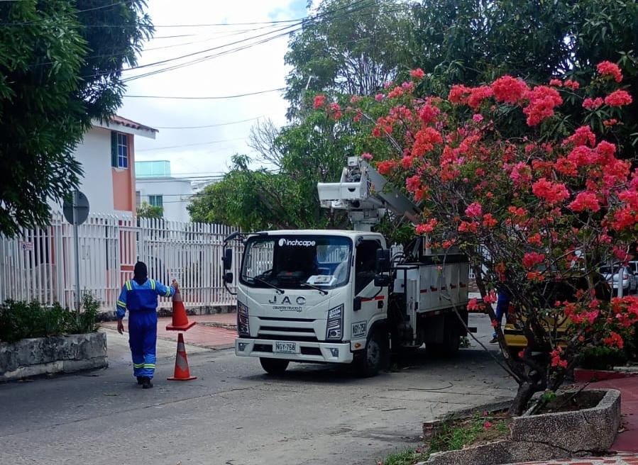 Este jueves 26 de marzo Air-e Intervenida adelanta obras eléctricas en el barrio El Recreo