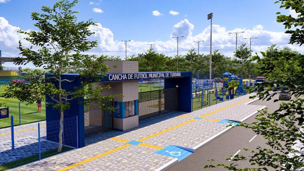 Yamil Arana impulsa el futuro del deporte en Turbana con el inicio del nuevo estadio de fútbol