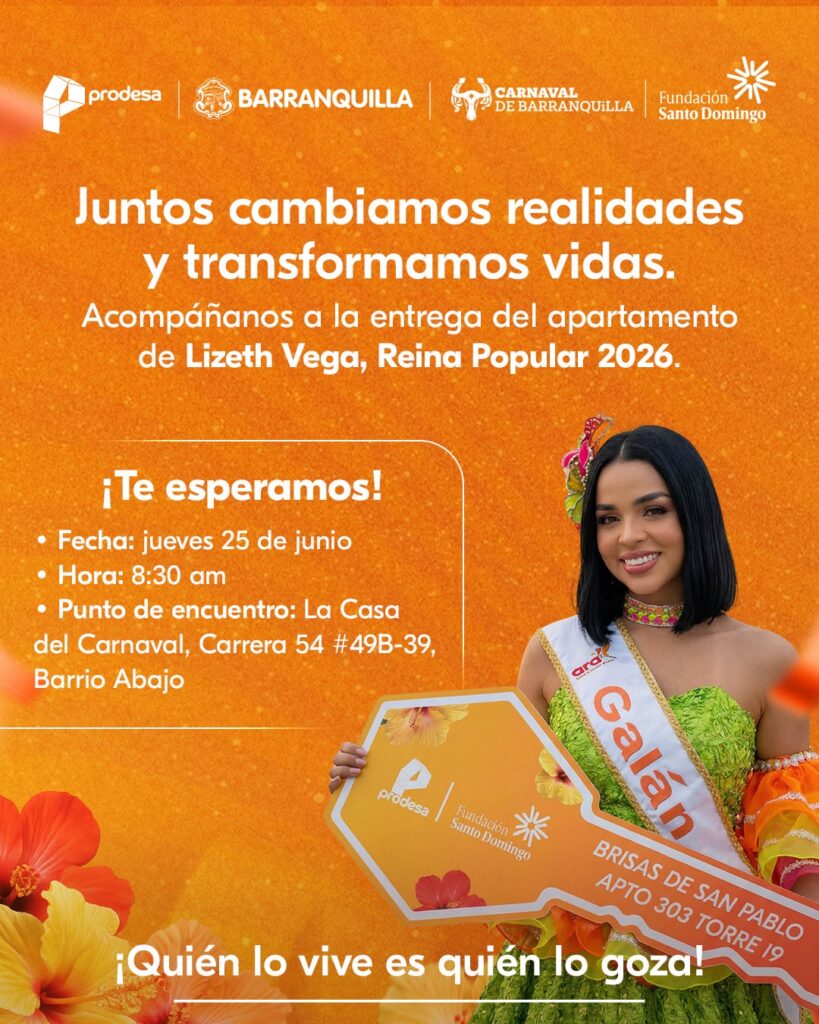 Entrega del apartamento a Lizeth Vega, Reina Popular 2026,