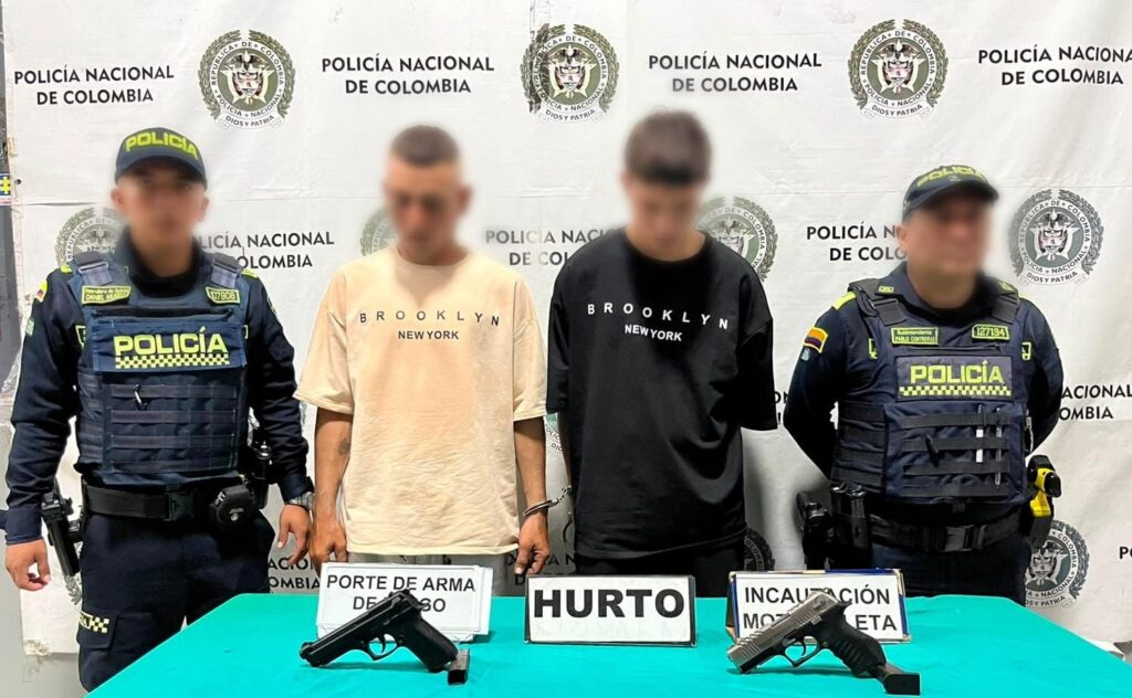 Capturados tres presuntos delincuentes cuando pretendían hurtar a comensales en un restaurante del norte de Barranquilla