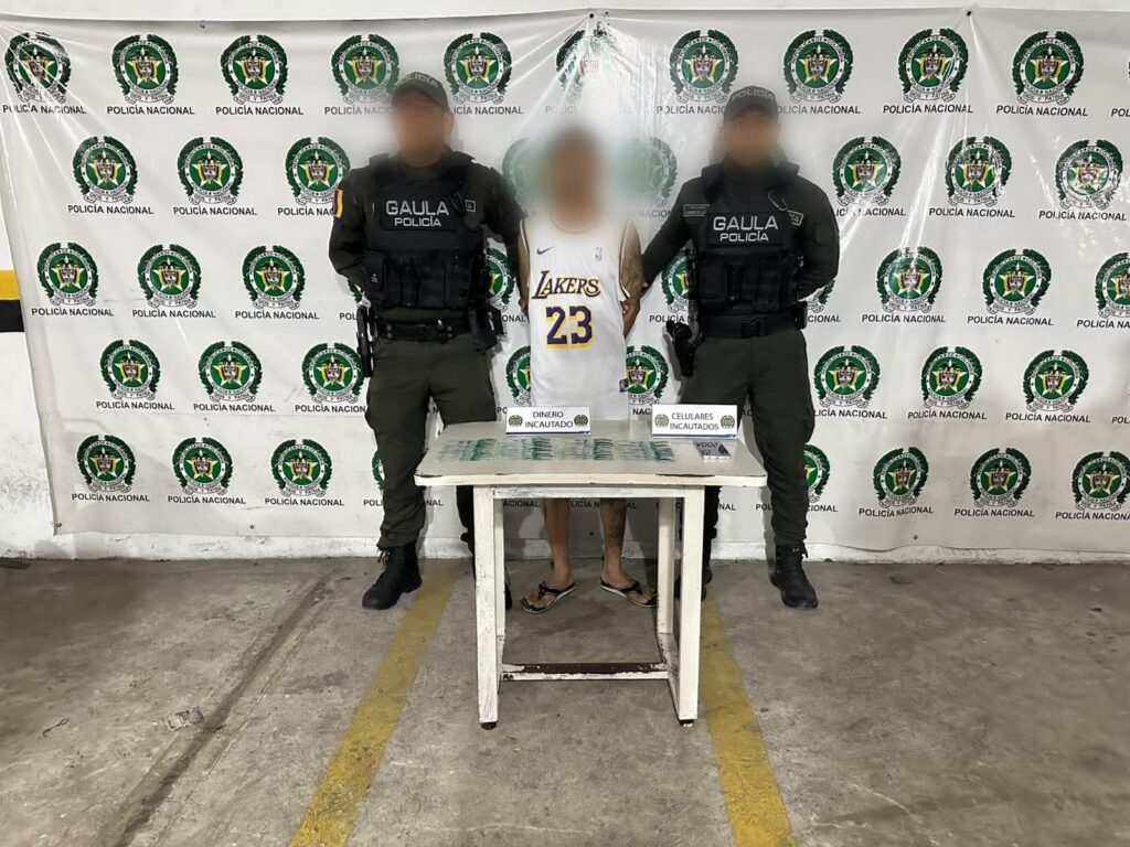 En medio de planes contra la extorsión policía nacional captura en flagrancia a presunto extorsionista en el barrio Rebolo