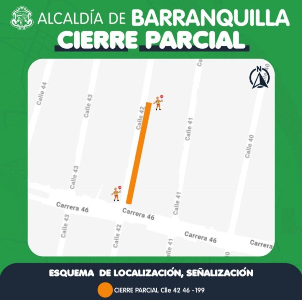 Alcaldía anunció cierres viales este fin de semana por eventos deportivos y realización de obras civiles
