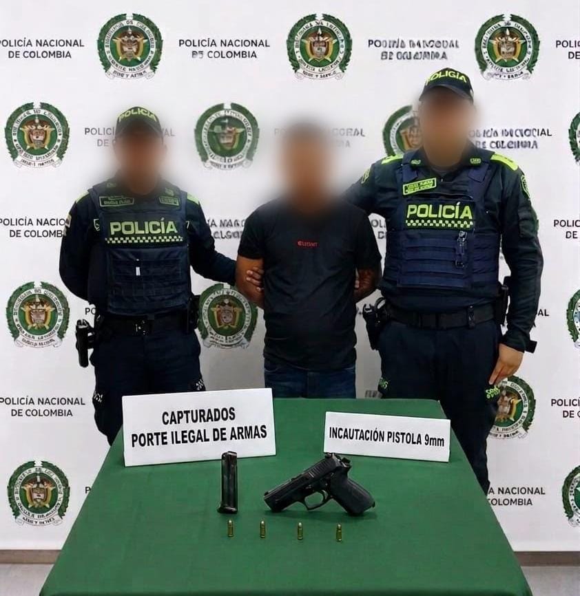 Rápida reacción policial permite captura de tres presuntos delincuentes en Malambo