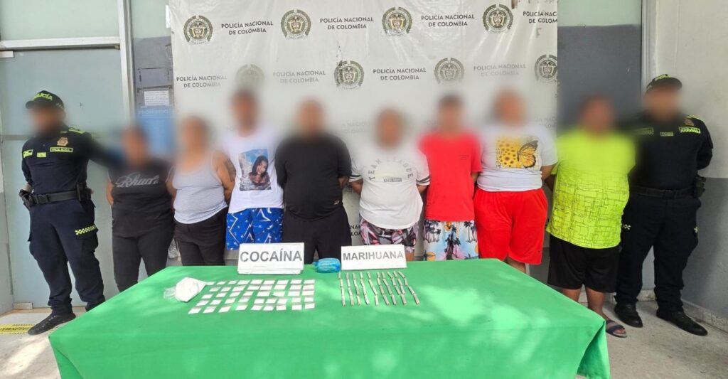Golpe contundente al tráfico de estupefacientes en la luz: ocho capturados