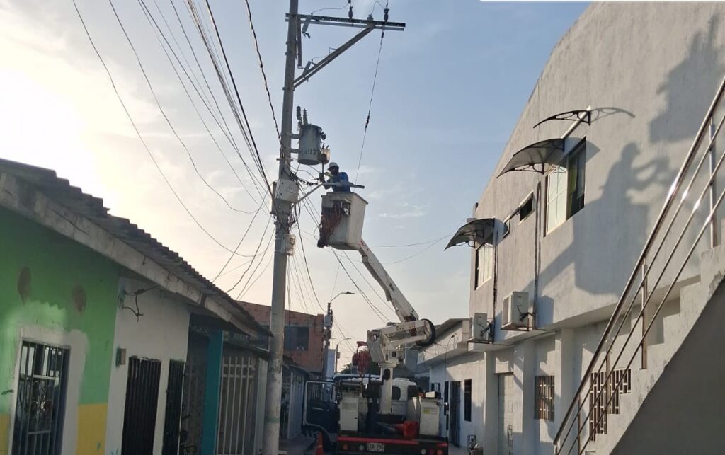 Obras de mejora en Palmar de Varela