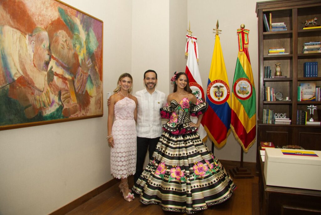 Reina del Carnaval 2027, Salwa Maloof Habib visita al presidente de la República para promover acciones a favor de los hacedores de la fiesta
