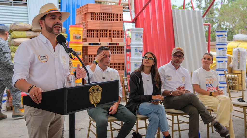 Grupo Urbina donó $20 mil millones al Fondo Milagro para apoyar la reconstrucción