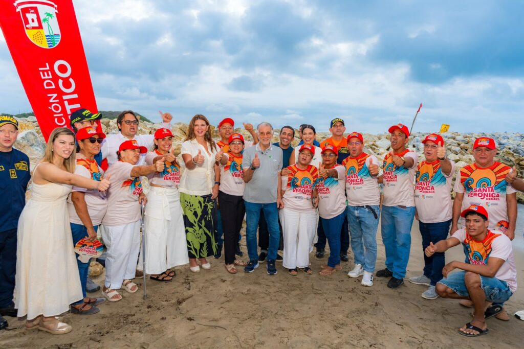 Gobernación recupera la playa de Santa Verónica y renueva el turismo del “Atlántico para el Mundo”