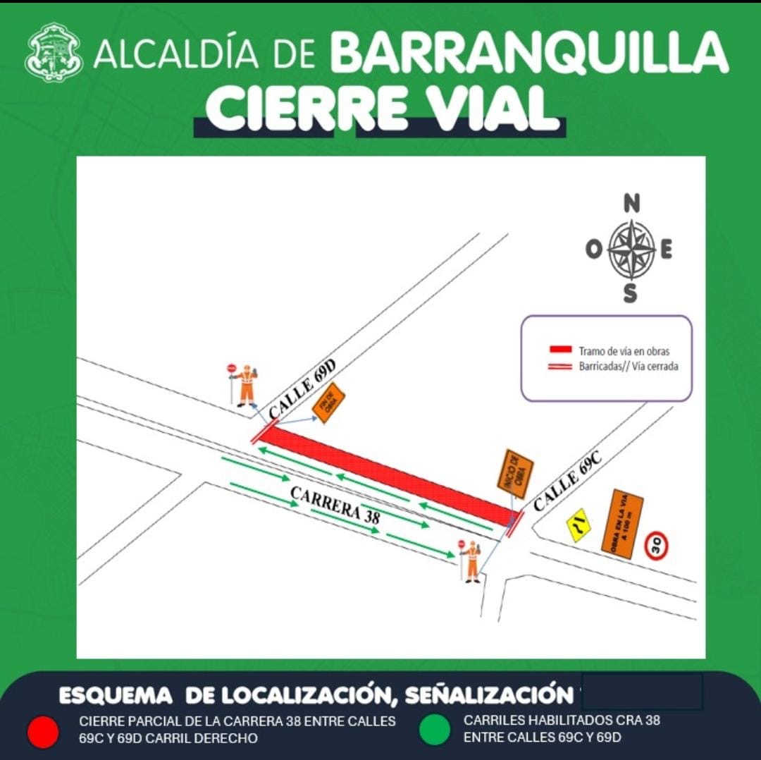 Alcaldía ejecuta obras para el mejoramiento vial en diferentes sectores de la ciudad